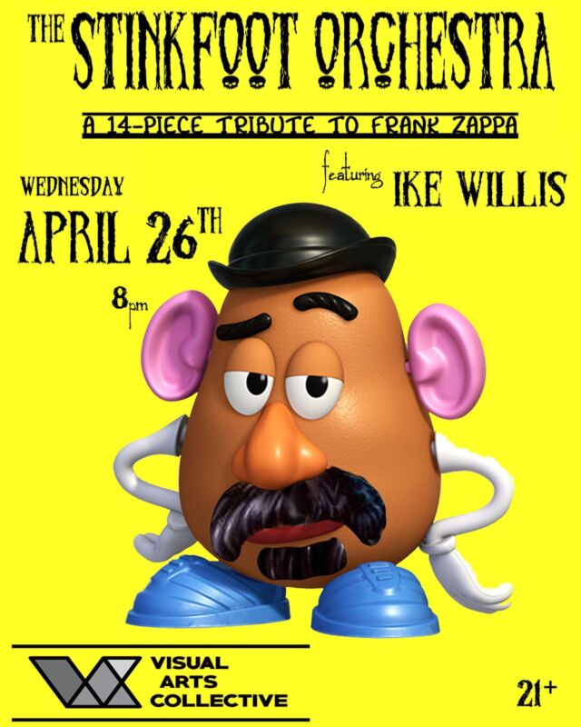 Get excited for the @stinkfootorchestra  coming to VAC - April 26 tix in bio ##zappa #zappatribute