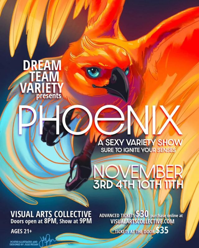 Don’t miss out on the new @dreamteamvariety  show Phoenix! Opens Friday tix in bio